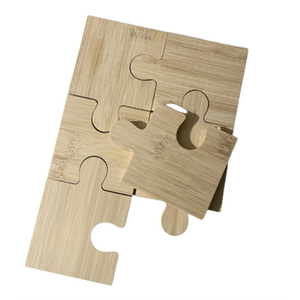 Puzzle en bois de haute qualité pour sous-verre, personnalisable, vente chaude - Product Image 4