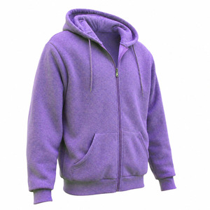 Best Wholesale Price Regular Fit Men Zipper Hoodie 100% Cotton Plain Dyed High Quality <b>Zip</b>-<b>Up</b> Streetwear Hip Hop Hot Sale - Product Image 4