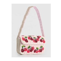 Nouveauté : Sac à bandoulière portable à motif étoile de mer brodé et perlé, idéal pour les femmes, pour un usage quotidien, les voyages et la plage