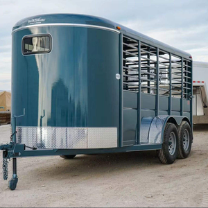 Remolques para Caballos Calicoo Usados de 26 pies a Precios Accesibles, Remolque para Ganado de 3 Niveles, Remolques de Carga para Transporte de Caballos Estándar Austriaco de 4000 kg - Product Image 6