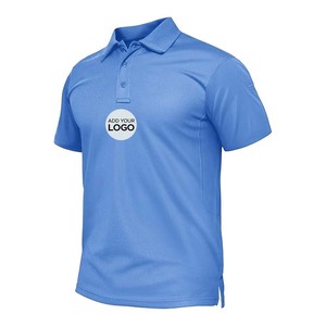 Polo de Manga Larga para Hombre con Logotipo Bordado, Polo Táctico de Secado Rápido - Product Image 2