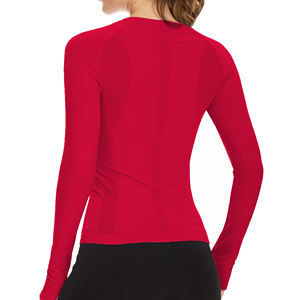 Chemise de yoga pour femmes, hauts de sport d'été à manches longues, ajustés, à séchage rapide, pour la course en plein air, chemises de yoga - Product Image 6