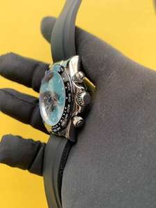 BOJ Plain R.O.L.E.X.71 Trendy Stainless Steel Mechanical Japanese Automatic Analog <b>Watch</b> For Men Swiss Made Rubber Belt <b>Watch</b> - Product Image 2