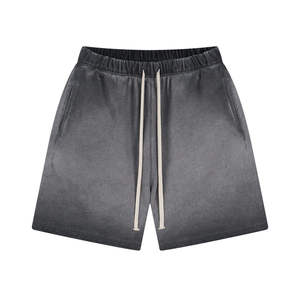 Shorts Homme Personnalisés en Tissu Épais Délavé à l'Acide Effet Vieilli Style Vintage Streetwear Décontracté pour le Jogging - Product Image 6