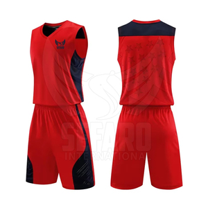 Uniforme de basket-ball réversible en matériau durable, best-seller, vêtements de sport - Product Image 2