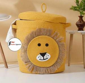 Cesto de Ropa Plegable de Algodón, Duradero, Sostenible y Moderno, de Gran Capacidad, Diseño que Ahorra Espacio, Multiusos, con Tapa Reutilizable - Product Image 5