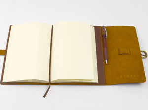 Refillable Leather <b>Notebook</b> with Buckle Personalized with Name Size <b>A5</b> - Product Image 3