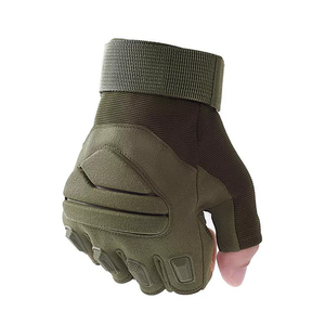 Nouveau design de gants tactiques demi-doigts anti-coupure avec protection des articulations, pour la sécurité, les activités de plein air, les fans et l'entraînement des forces spéciales, en cuir - Product Image 3