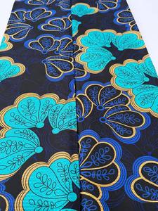 Tissu en coton Ankara imprimé wax africain de Kinshasa de qualité supérieure avec motif tissé à mémoire de forme pour vêtements et confections sur mesure - Product Image 6