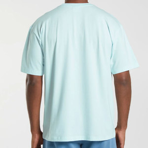 เสื้อยืดทรงบ็อกซี่ผู้ชายสีพื้นสำหรับใส่กลางแจ้ง ระบายอากาศได้ดี ดีไซน์ยอดเยี่ยม มีสินค้าใหม่ในสต็อก - Product Image 2