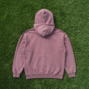 Sweat à capuche cagoule polaire lavée pour femme, couleur mauve poussiéreux, style streetwear - Product Image 6
