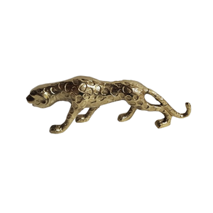Escultura Decorativa Moderna Minimalista Abstracta de Estilo Nórdico, Objeto de Metal Fundido en Aluminio Crudo con Acabado en Color Dorado para Decoración del Hogar - Product Image 5