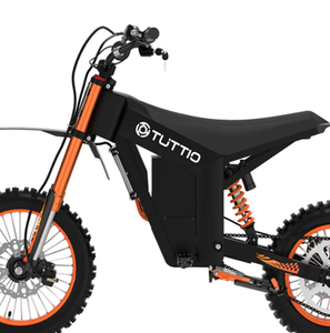 MEJOR OFERTA 2026: Motocicleta Eléctrica Todoterreno con Motor sin Escobillas de 501-1000W, Velocidad Máxima <40km/h, Diseño Negro y Naranja - Product Image 1