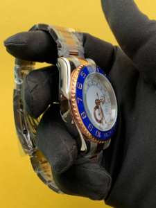 BOJ Plain R.O.L.E.X.69 Branded Two Tone Stainless Steel Mechanical Automatic Analog <b>Wrist</b> <b>Watch</b> <b>For</b> <b>Men</b> At Low Price Hot Sale - Product Image 2