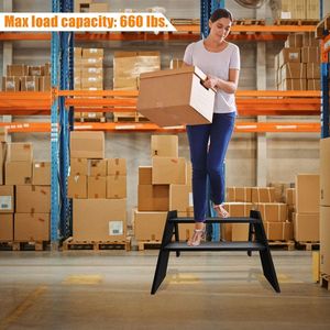 2-Step Foldable Non-Slip RV Interior Accessory Max Load 660lbs Hot Tub Steps Home with Durable Feets - Product Image 6