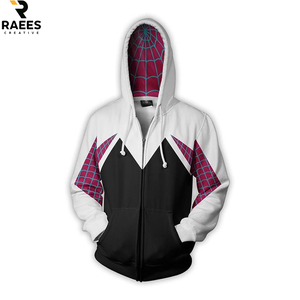 Nouvelle Arrivée Sweat à Capuche Décontracté Zippé 100% Coton Thermique Léger Uni avec Cordon de Serrage - Product Image 5