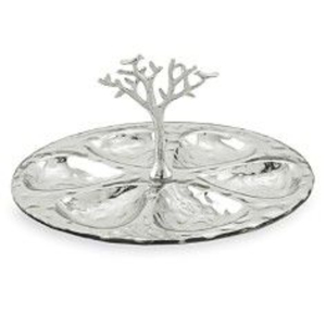 Leaves Designer High Grade Gold Plated Premium Quality Metal Made Home Hotel Luxury Table Centerpiece Food Serving Bowls Supply - Product Image 3
