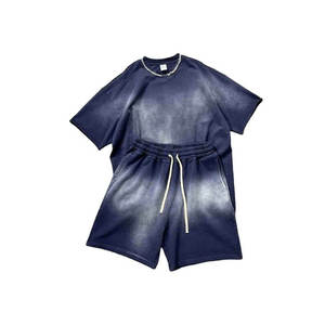 Conjunto de Pantalones Cortos de Verano Relajados, Transpirables, 100% Algodón, con Logotipo Personalizado, Conjunto Deportivo 2026, Sudadera con Capucha y Pantalones Deportivos - Product Image 6