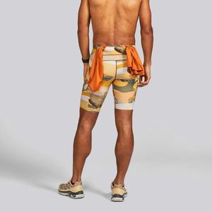 Shorts cargo pour homme taille haute, 7 pouces, avec poche de 3 pouces, en tissu Oxford 100% coton, séchage rapide, respirant, taille élastique, été - Product Image 3