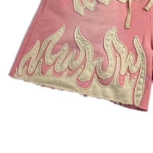 Pantalones Cortos Cargo de Lana con Estampado de Moda de Verano, Lavado Ácido y Efecto Desgastado, 220 GSM, 100% Algodón Transpirable, Estilo Vintage para Hombre, Venta al por Mayor Personalizada - Product Image 5