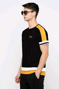 T-shirt en maille pour homme, coupe classique, couleur personnalisable sur le devant, 100 % coton, col rond, manches courtes, décontracté, respirant, écologique, séchage rapide - Product Image 3