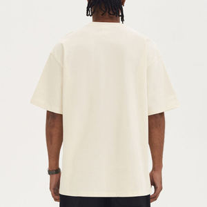 Camiseta Oversize de Corte Cuadrado para Hombre, 300g, de Tejido Grueso y Cuello Ancho, Ajuste Holgado y Sólido - Product Image 2