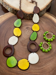 Elegante Collar de Cuentas con Aspecto de Piedra de Resina, Hecho a Mano, Moderno y Lujoso, Joyería de Moda para Mujer, Cadena para Bodas, Fiestas y Uso Casual - Product Image 2