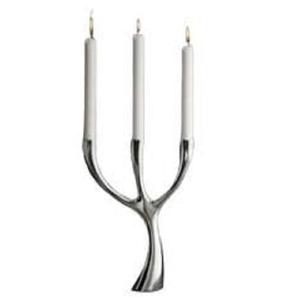 Candélabres en gros à 5 bras, design moderne, en aluminium antique, faits à la main, pour centres de table de mariage et de Noël - Product Image 2