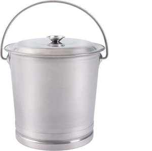 Cubo de Hielo Aislado con Recubrimiento Negro, Enfriador de Vino Metálico de Lujo Hecho a Mano, Utensilios Profesionales para Bar, para Suministro de Hoteles, con Pala para Hielo - Product Image 3