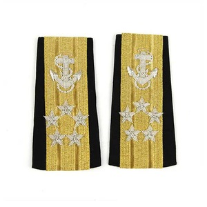 Épaulettes brodées découpées au laser de haute qualité, écologiques, accessoires d'uniforme – Couleurs et tissus personnalisables - Product Image 3