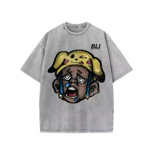 T-shirt décontracté personnalisé 100 % coton, haute qualité, respirant, séchage rapide, coupe oversize, tissu jersey 230 grammes, unisexe, manches courtes - Product Image 3