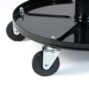Siège d'atelier roulant réglable avec plateau à outils, siège de mécanicien pivotant à levage hydraulique avec roues GAPGAR029 - Product Image 3