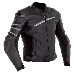 European and American <b>Men's</b> <b>Jacket</b> for <b>Men</b> Teenagers Standing Collar Punk <b>Leather</b> - Product Image 3