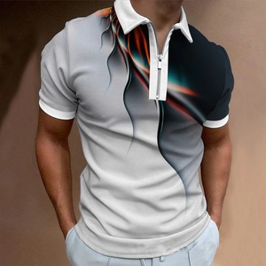 Camisetas Polo para Hombre con Estampado Tie-Dye Degradado, Talla Grande 6XL, Manga Corta, Impresión 3D, Estilo Urbano, Camiseta Polo Casual de Verano - Product Image 5