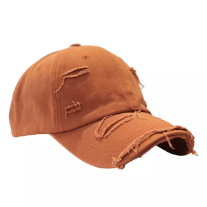 Gorras de Béisbol Desgastadas con Logotipo Personalizado, Gorras Deportivas para Hombre y Mujer, Altamente Transpirables, Gorras Desgastadas de 6 Paneles OEM a Precio Económico - Product Image 3