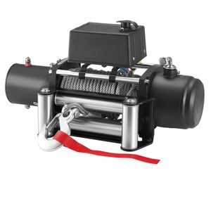 Verricello Elettrico 12V DC con Capacità di Carico di 12000 Libbre, Cavo in Acciaio 7/20 X 85 ft, Controllo Remoto Wireless e Cablato per Camion - Product Image 1