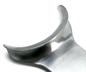 Écarteur de joue dentaire manuel 4,5 pouces, instruments chirurgicaux d'orthodontie, réutilisable, double face, en acier inoxydable, CE - Product Image 4