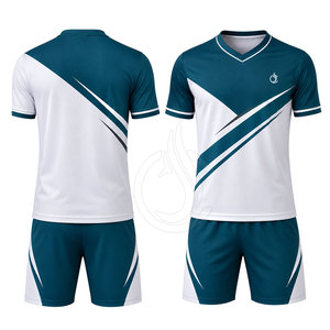 Conjunto de Camiseta y Pantalones Cortos de Fútbol para Hombre, Uniforme de Fútbol Ligero y Transpirable de Poliéster para Entrenamiento, Práctica Deportiva y Competición - Product Image 6
