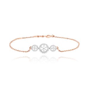 Pulsera de tenis de oro rosa chapado con diamantes de 0.25 ct, corte redondo, engaste de garra, joyería clásica de eslabones de cadena para mujer, regalo de lujo para fiestas - Product Image 4