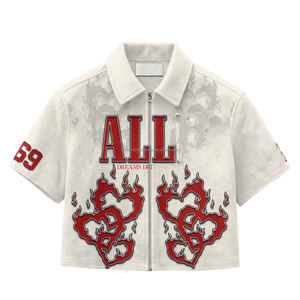 T-shirt court ample en coton épais 220 g/m² avec impression en relief, épaules tombantes, sérigraphie graphique pour homme - Product Image 4