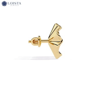 Pendientes de Joyería Loista, Envío Directo, Oro de 14k, Diamantes Cultivados en Laboratorio, Pendientes de Diamantes CVD para Mujer, Pendientes de Diamantes Cultivados en Laboratorio de Lujo - Product Image 4