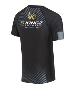Custom Men's Rashguard Sports <b>Top</b> T-Shirt-Breathable Lightweight Spandex/Polyester Fabric for Fitness Gym Workouts - Product Image 2