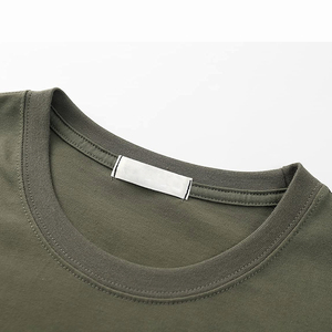 Custom T <b>Shirt</b> Streetwear T <b>Shirt</b> Longline T <b>Shirt</b> with Side Zipper <b>100</b>% Cotton <b>Polyester</b> T <b>Shirt</b> Crew Neck Tee Manufacturer - Product Image 3