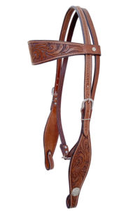 Bridon en cuir occidental de haute qualité, style western, couleur marron, sculpté à la main, fabriqué par un exportateur 500 - Product Image 3