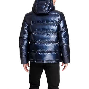 เสื้อแจ็คเก็ตพัฟเฟอร์ขนสัตว์ดีไซน์เนอร์สำหรับผู้ชายปี 2025 แบบมีฮู้ดสั่งทำพิเศษ ทรงโอเวอร์ไซส์บุหนา เนื้อผ้าคุณภาพสูง เงาแบบฟองอากาศ สำหรับฤดูหนาว - Product Image 3