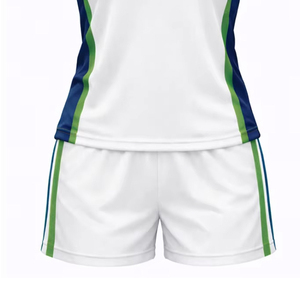 Personnalisez votre uniforme de volley-ball pour femmes, imprimé par transfert thermique, respirant, anti-humidité, grande taille, été, polyester - Product Image 6