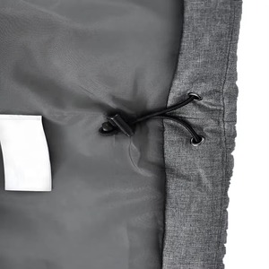 Oem Custom Plus Size Men's Bomber Winter Puffer <b>Jacket</b> Knitted Canvas Zipper <b>Waterproof</b> Breathable Hooded Warm <b>Padded</b> - Product Image 4