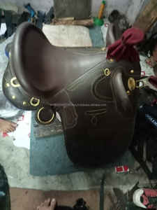 Selle de cheval de stock australien ensemble confortable en cuir véritable Western équipement d'équitation selle - Product Image 6