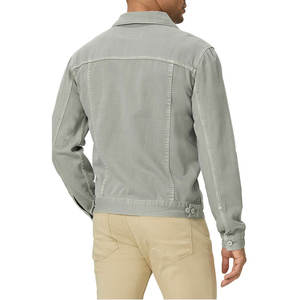 Veste en jean à capuche 100% coton pour homme, décontractée, couleur unie, poches, épaisseur standard, doublure en soie de haute qualité, hiver - Product Image 5