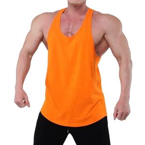 Débardeur de musculation personnalisé avec logo, prix raisonnable, livraison rapide, pour hommes, avec étiquette tissée, sans manches, pour la musculation et la salle de sport. - Product Image 1